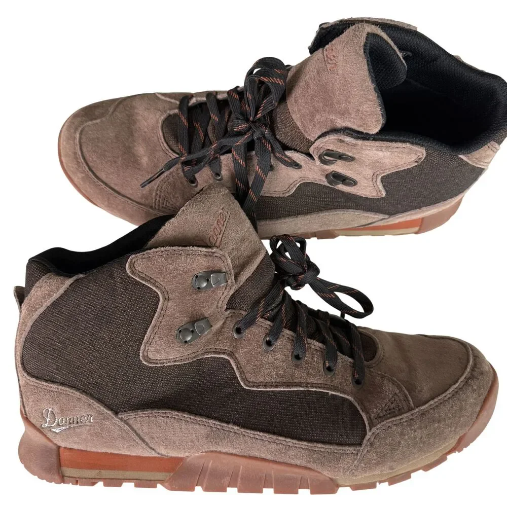 Danner Skyridge Waterproof Suede Hiking Boots Dark Earth Brown Men's Size 11.5D